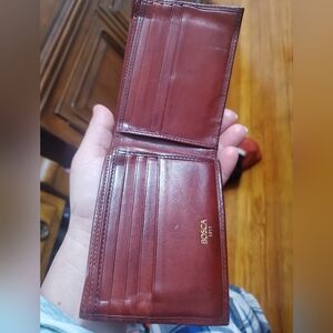 Bosca Men's Leather Wallet - Rich Brown
